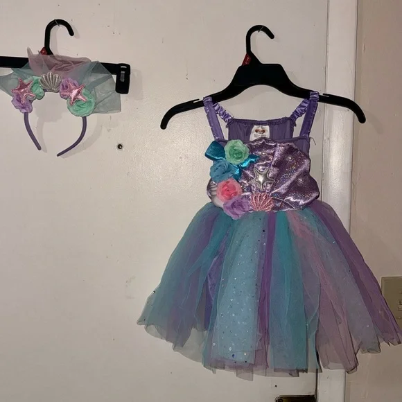 Purple and Blue Kids Fairy Costume - Picture 1 of 4
